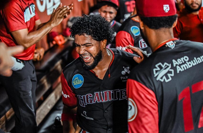 Gigantes del Cibao vencen 8-6 a Estrellas con jonrones clave