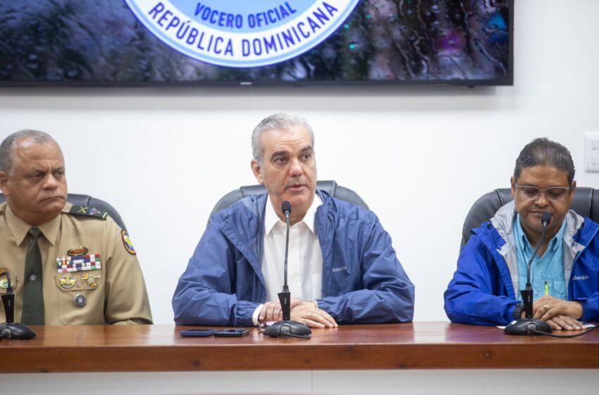 Abinader activa emergencia por lluvias e inundaciones en RD